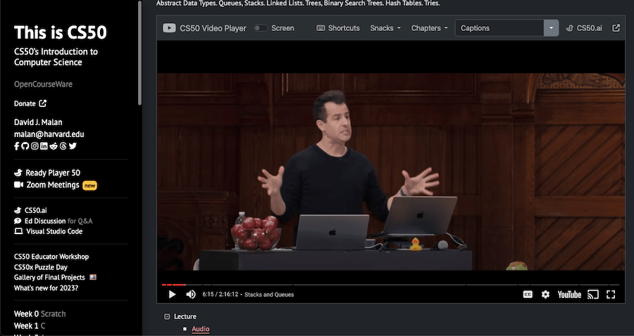 CS50's Web Programming with Python Course